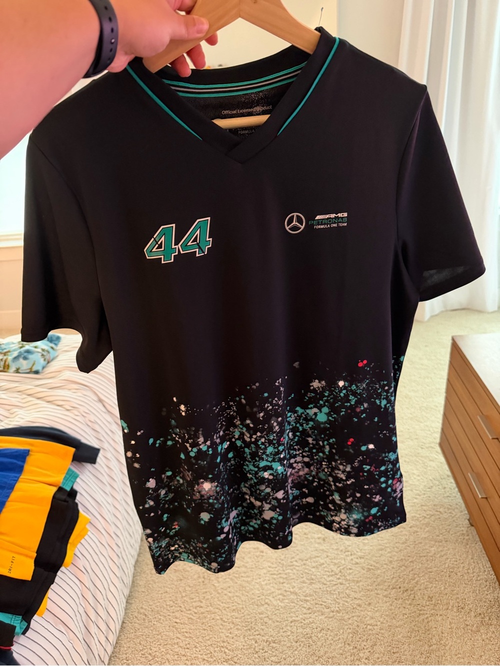 Mercedes-AMG Petronas 44 Black Graphic Tee